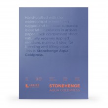 Stonehenge : Aqua : Papier Aquarelle : Bloc : 140lb (300g) : 30x40cm : Grain Fin