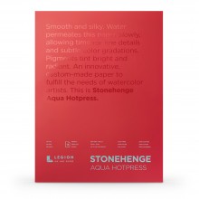 Stonehenge : Aqua : Papier Aquarelle : Bloc : 140lb (300g) : 45x60cm : Grain Satiné