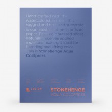 Stonehenge : Aqua : Papier Aquarelle : Bloc : 140lb (300g) : 45x60cm : Grain Fin