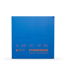 Stonehenge : Aqua : Papier Aquarelle : Bloc : 140lb (300g) : 7x7in : Grain Fin