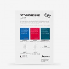 Stonehenge : Aqua : Papier : 13x18cm : Echantillon  : 1 Par Commande