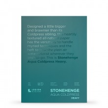 Stonehenge : Aqua Grammage : Bloc Papier Aquarelle : 400lb (600g) : 30x40cm : Grain Fin