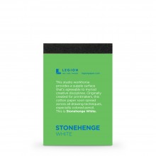Stonehenge :Bloc Papier Blanc  : 9.5x6.3cm : Echantillon  : 1 Par Commande
