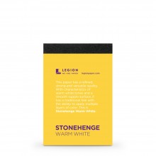 Stonehenge :Bloc Blanc Chaud : 9.5x6.3cm : Sample : 1 Per Order