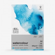 Winsor & Newton : Classic : Watercolour Paper : Gummed Pad : 300gsm : 12 Sheets : Cold Pressed : A4