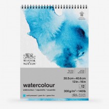 Winsor & Newton : Classic : Watercolour Paper : Spiral Pad : 300gsm : 12 Sheets : Cold Pressed : 12x16in