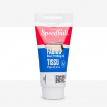 Speedball :Encre Sérigraphie sur Tissu : 75ml : Opaque White