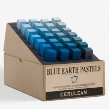 Blue Earth :Pastel Tendre : Boite de 28 Bâtonnets: Cerulean