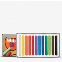 Cretacolor : Carres : Lot de 12 Assorted Bright Colours