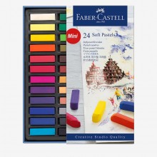 Faber Castell :Pastel Tendre Carré : Demi Bâtonnets: Lot de  24
