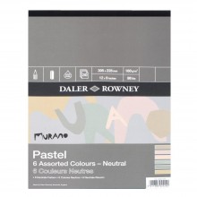 Daler Rowney : Murano : Papier Pastel : 20x30cm: Neutral Colours