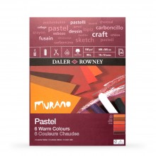 Daler Rowney : Murano : Papier Pastel : 30x40cm: Warm Colours