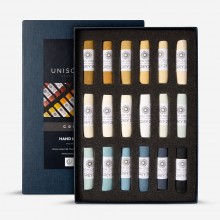 Unison Colour : Soft Pastel : Set of 18 Grey 19-36
