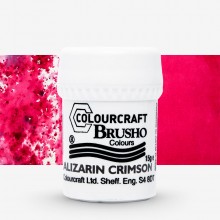 Brusho : Crystal Colours : Powder Paint : 15g : Alizarin Crimson