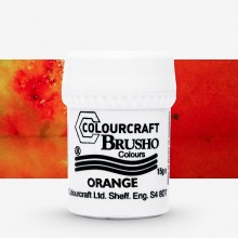 Brusho : Crystal Colours : Powder Paint : 15g : Orange