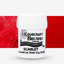 Brusho : Crystal Colours : Powder Paint : 15g : Scarlet