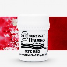 Brusho : Crystal Colours : Powder Paint : 15g : Ost. Red
