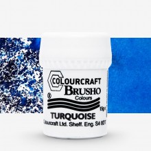 Brusho : Crystal Colours : Powder Paint : 15g : Turquoise