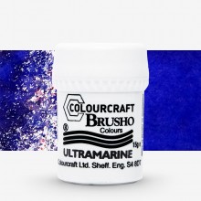 Brusho : Crystal Colours : Powder Paint : 15g : Ultramarine
