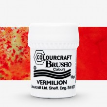Brusho : Crystal Colours : Powder Paint : 15g : Vermillion