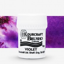 Brusho : Crystal Colours : Powder Paint : 15g : Violet