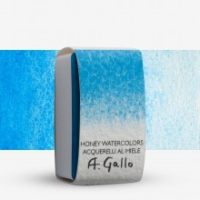 A. Gallo : Handmade Watercolour Paint : Full Pan : Zirconium Blue