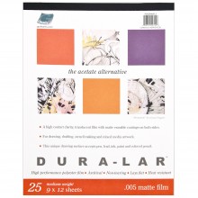 Grafix : Dura-Lar : 0.005 in Thick 25 Pages : Gummed Pads