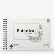 Bockingford : Spiral Fat Pad : Ultra Smooth : Botanical : Hot Pressed