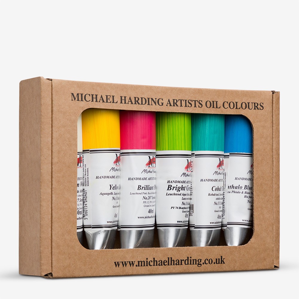 Michael Harding : Oil Paint : Bermuda/Tropical Set : 6x40ml