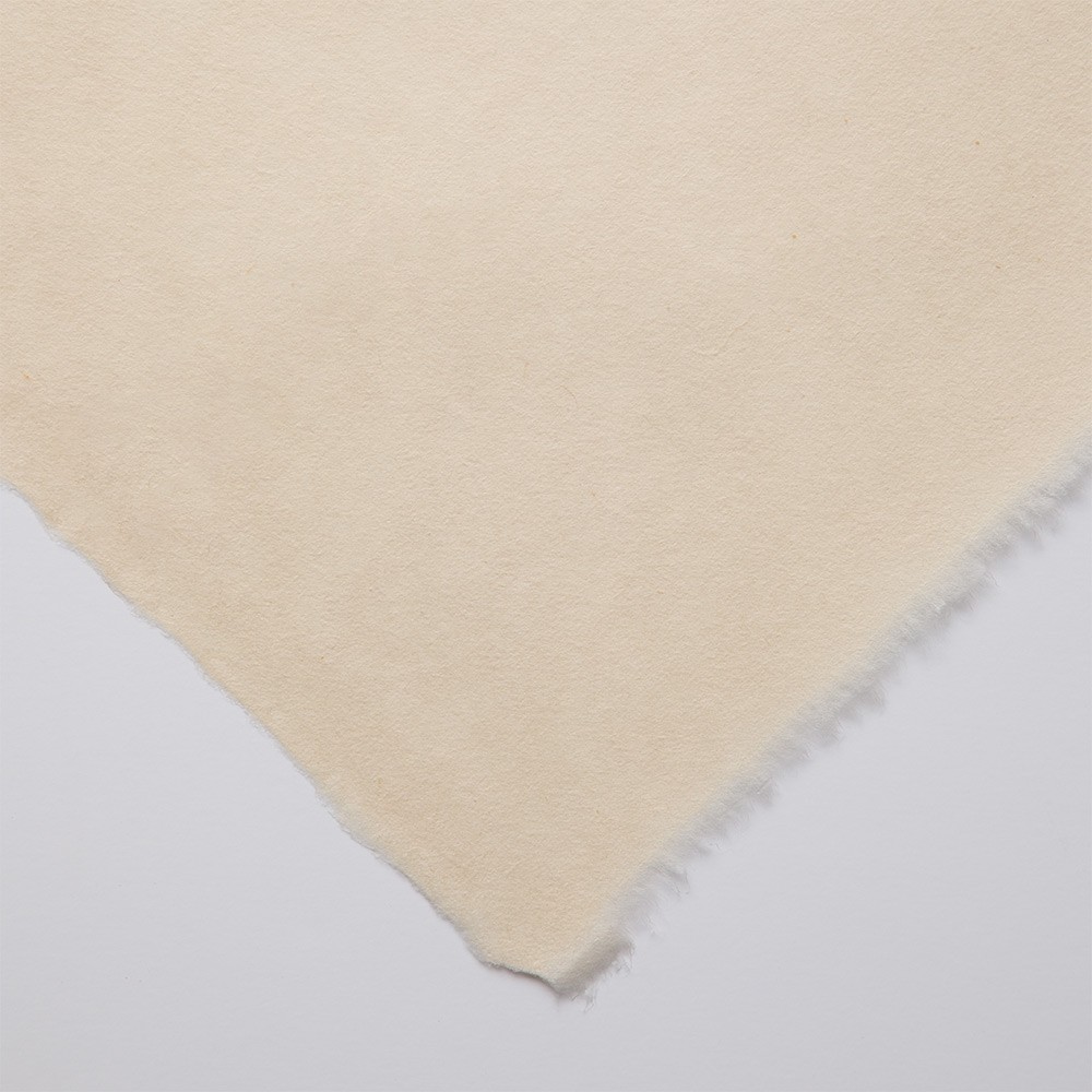 Awagami Washi : Japanese Paper : Kitakata Cream : 36gsm : 43x52cm : Single Sheet