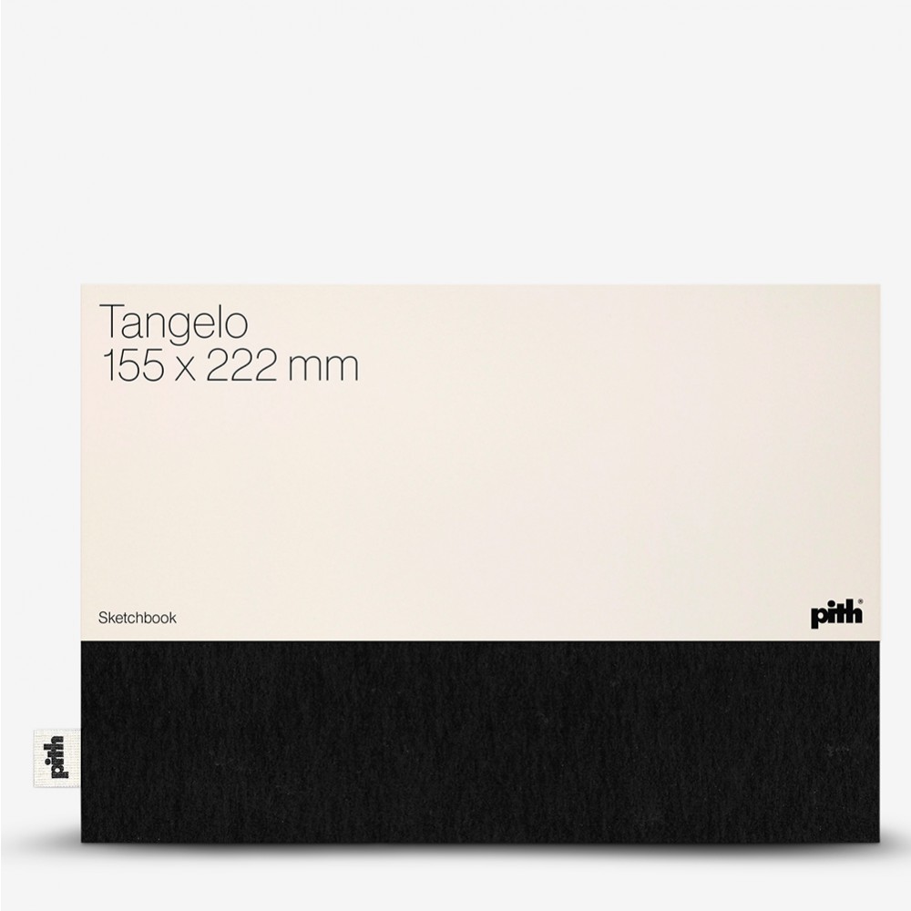 PITH : Tangelo Sketchbook : Landscape : 200gsm : 155x222mm : Black