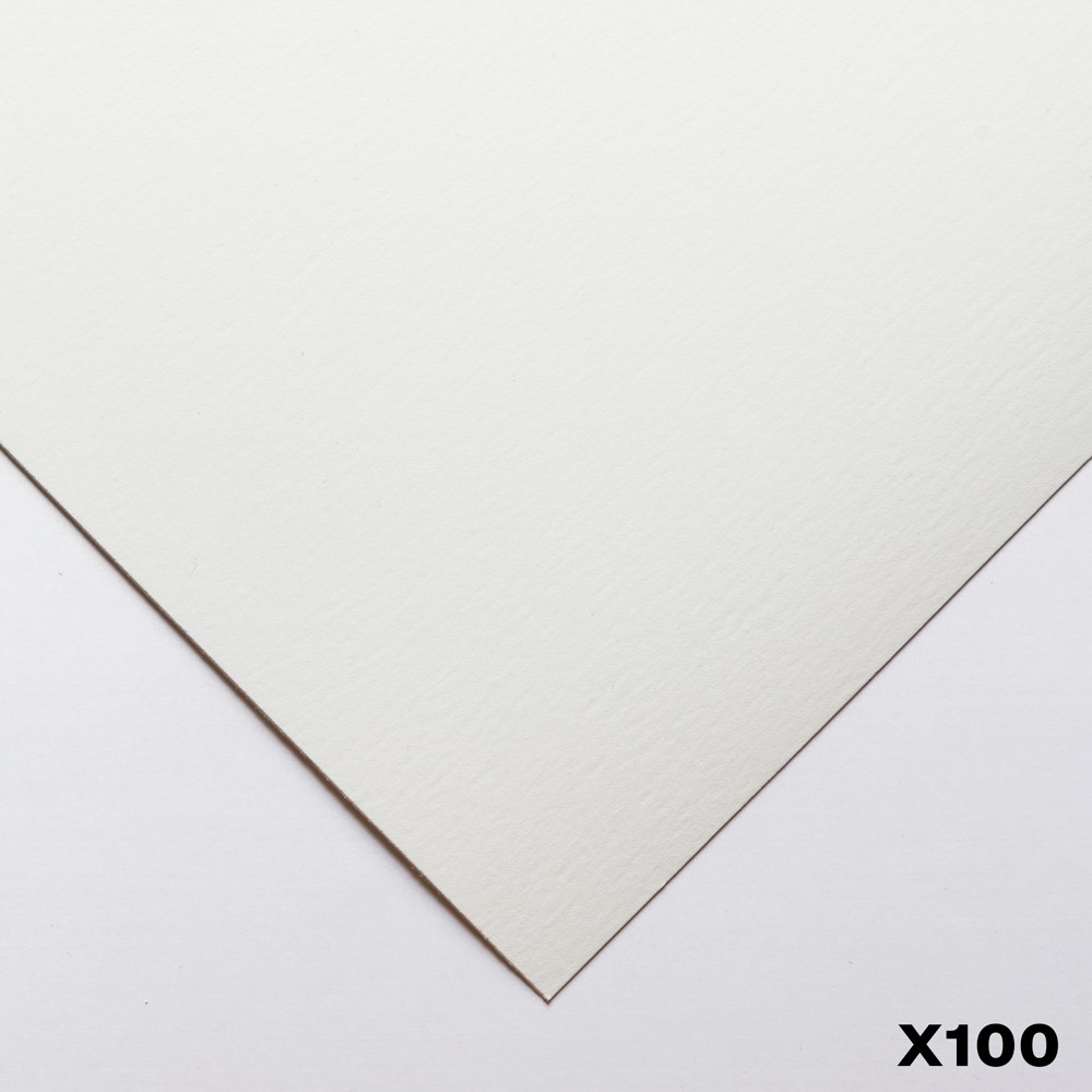 Bockingford : 140lb : 300gsm : Pack of 100 1/4 Sheets : 15x11in : Hot Pressed