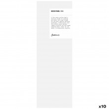 Jackson's : 19mm White Gesso Cradled Painting Panel : 4x12in (Apx.10x30cm) : Box of 10