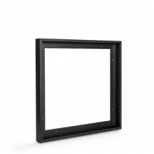Jackson's : Black Ready-Made Wooden Tray (Float) Frame for Canvas 50x50cm (Apx.20x20in) : 44mm Rebate : 14mm Face