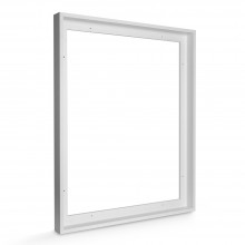 Jackson's : White Ready-Made Wooden Tray (Float) Frame for Canvas 60x75cm : 44mm Rebate : 14mm Face