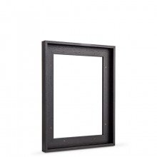 Jackson's : Black Ready-Made Wooden Tray (Float) Frame for Canvas 30x40cm (Apx.12x16in) : 23mm Rebate : 10mm Face