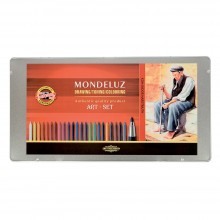 Koh-I-Noor : Mondeluz : Watercolour Pencils : Set of 32 Drawing with Holder