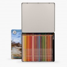 Lyra : Graduate Aqua Pencil Set: Metal Tin 24pcs