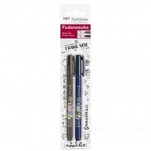 Tombow : Fudenosuke Calligraphy Brush Pen : Pack of 2