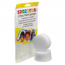 Snazaroo cara pinta accesorios Pack de esponja de alta densidad de 2