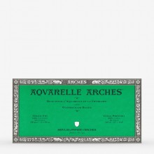 Arches Aquarelle bloque: 6 x 12 en no - 20s - encolados 4 lados