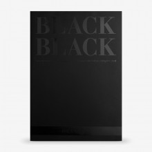 Fabriano : Black Black : Pad : 140lb : 300gsm : A3 : 29.7x42cm : 20 Sheets