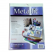 Grafix: Tablero metálico de aluminio 10 x 13 pulgadas: paquete de 10: colores surtidos