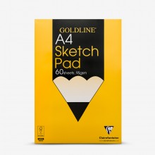 Goldline : Glued Sketch Pad : 95gsm : A4 21x29.7cm