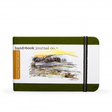 Hand Book Journal Company : Drawing Journal : 3.5x5.5in : Landscape : Cadmium Green