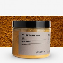 Jackson's : Artist Pigment : Yellow Ochre Deep PY43 : 100g (in 200ml Jar)