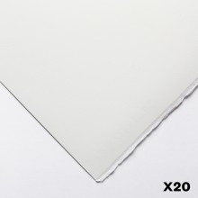 22x30in Saunders Waterford (56x76cm) alto blanco caliente presionado 140lb: x 20