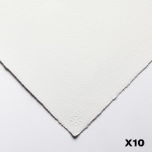 22x30in Saunders Waterford (56x76cm) alto blanco áspero 140lb: x 10