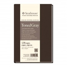 Strathmore : 400 Series : Toned Grey : Softcover Art Journal : 5.5x8in (Apx.13x20cm)