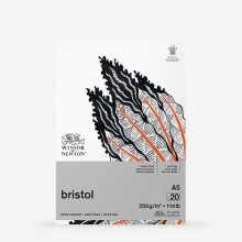 Winsor & Newton : Bristol Board Pad : 250gsm : 20 Sheets : Extra Smooth : Bright White : A5